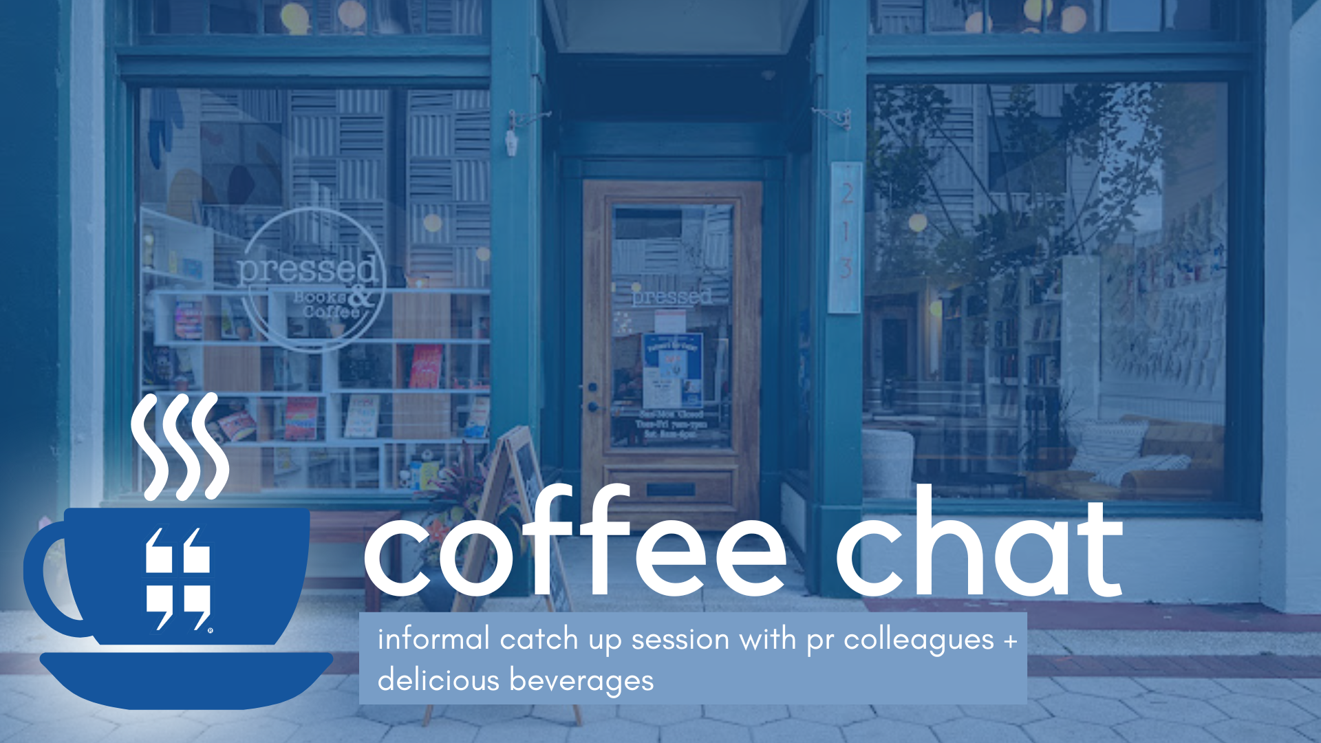 Coffee chat event banner image