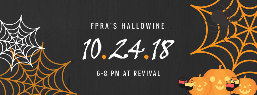 FPRA Hallowine event banner